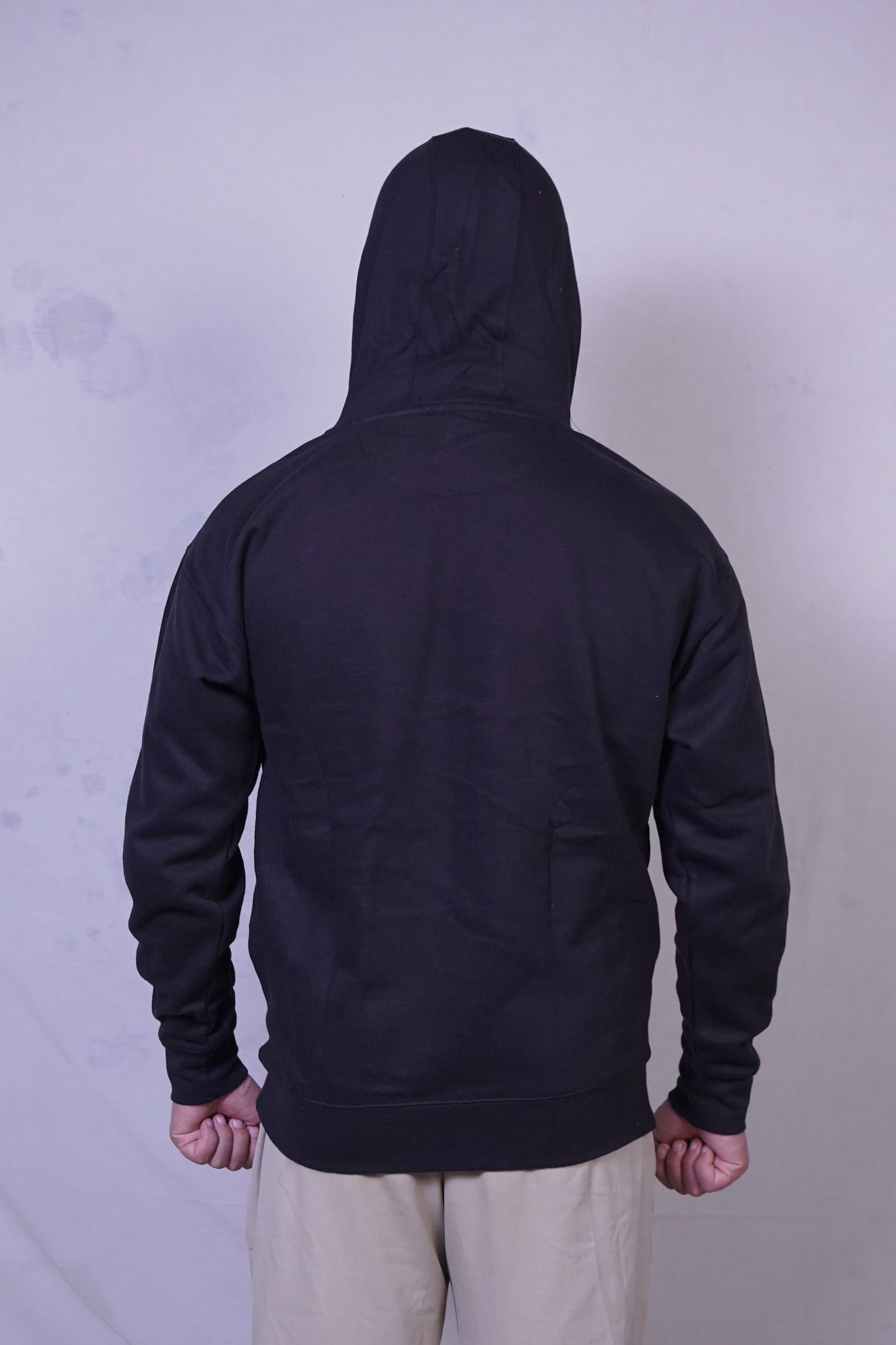 Black Fleece Hoodie for Men