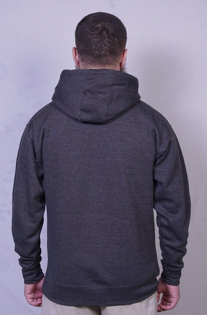 Charcoal Grey Fleece Hoodie for Men